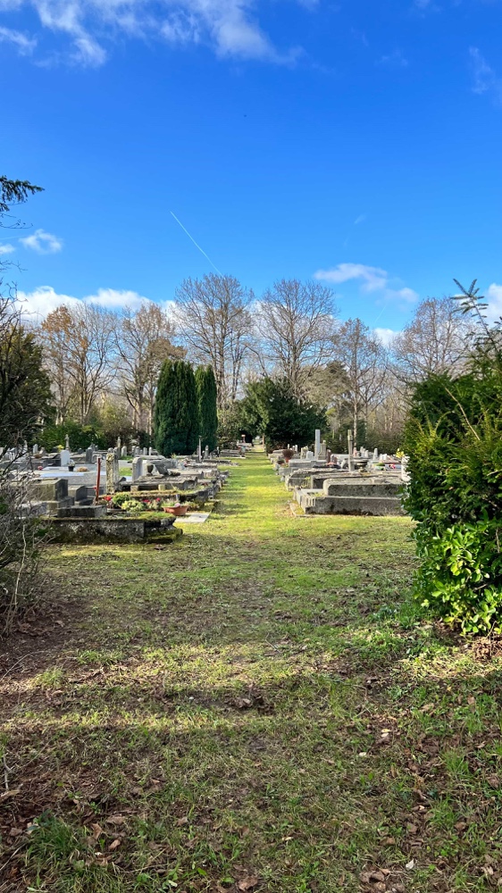 Vue du cimetière de Bagneux