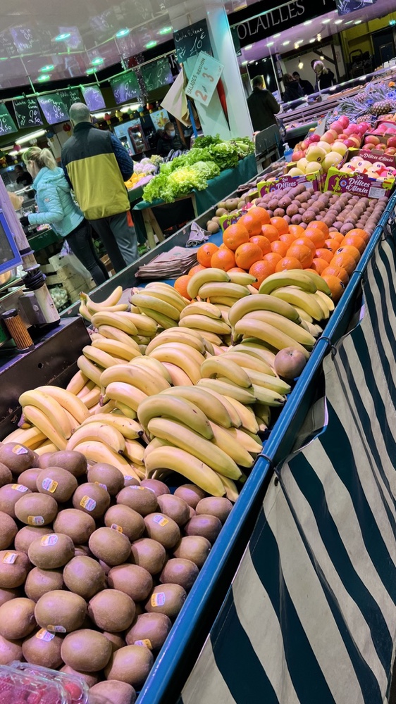 Les fruits et légumes du marché
