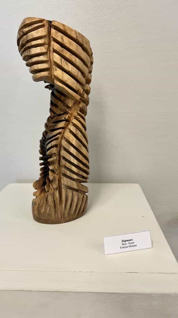 "Stigmates" par Evelyne Monnier (Noyer)