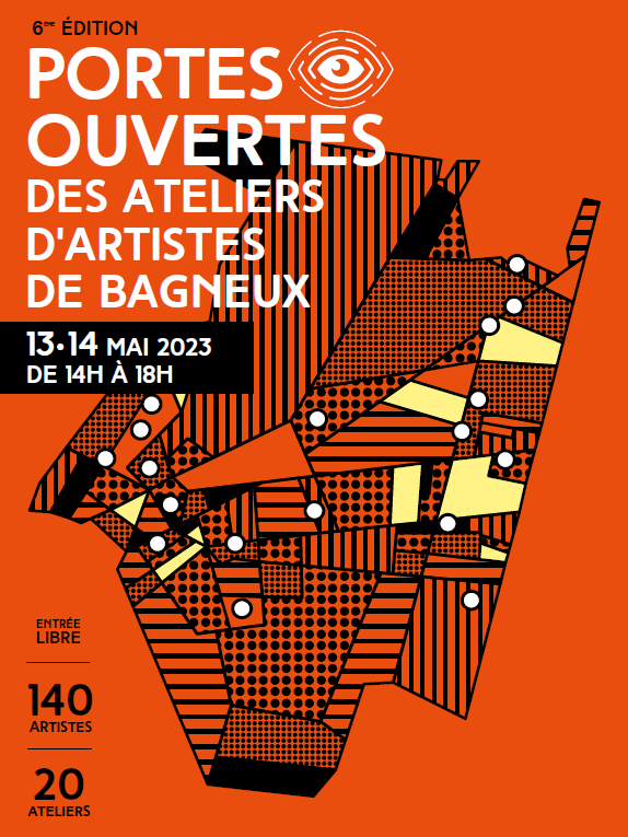 Flyer des Portes Ouvertes des Ateliers d'Artistes de Bagneux