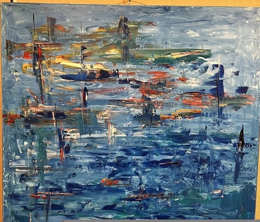 A lundi of blue, par Josiane Chabel (Jozyann)