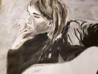 Kurt Cobain, par Lenaig_Held