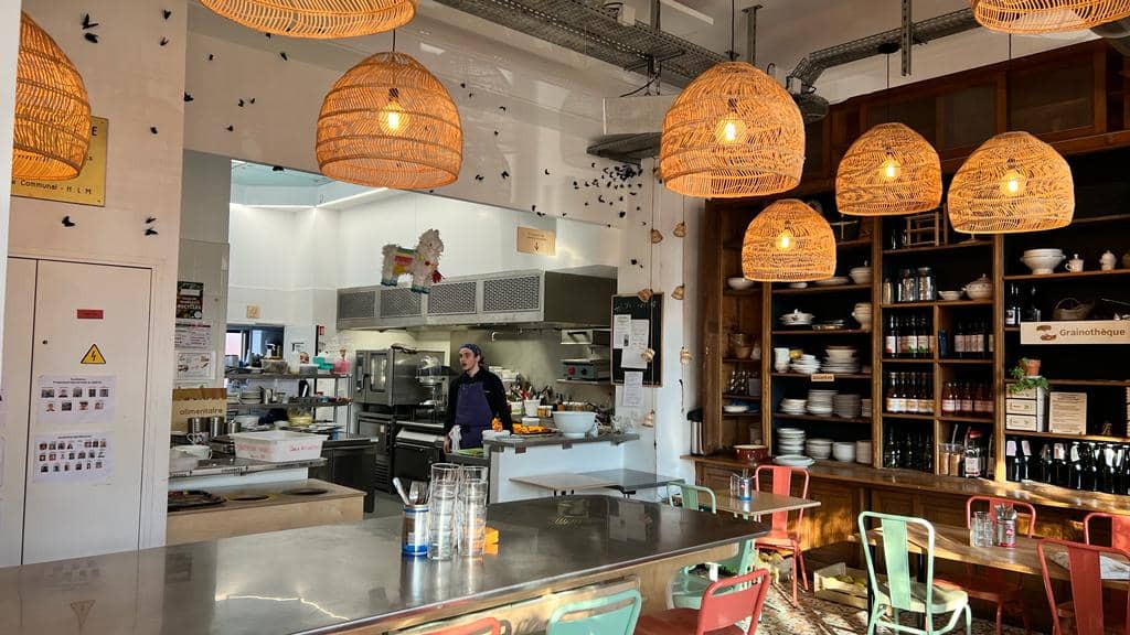 Vue sur la cuisine de La Tréso Malakoff