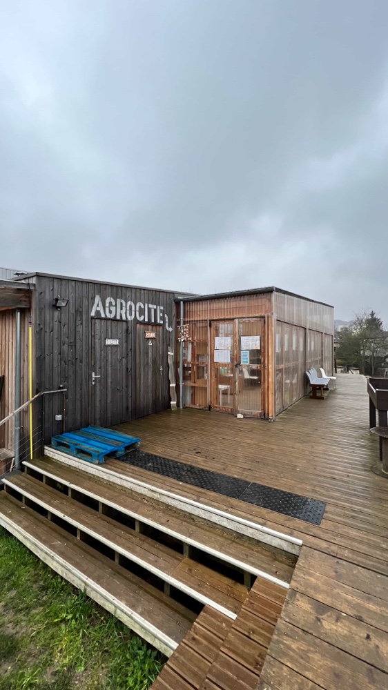 L'entrée de l'Agrocité de Bagneux