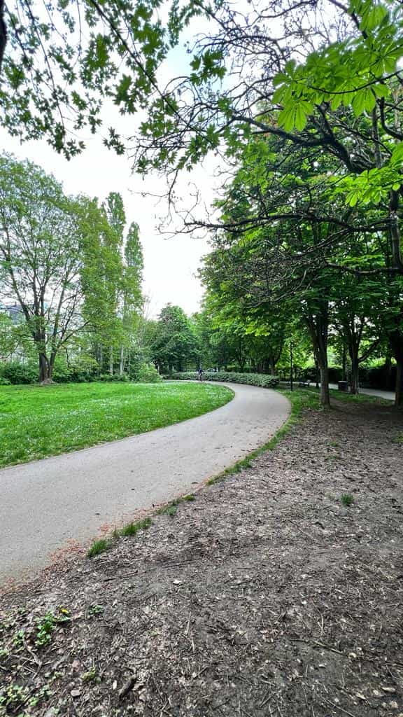 Route pour les vélos à Sceaux