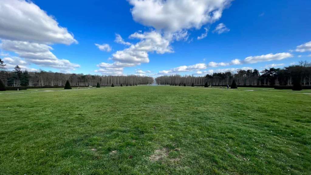 Prairie principale du parc