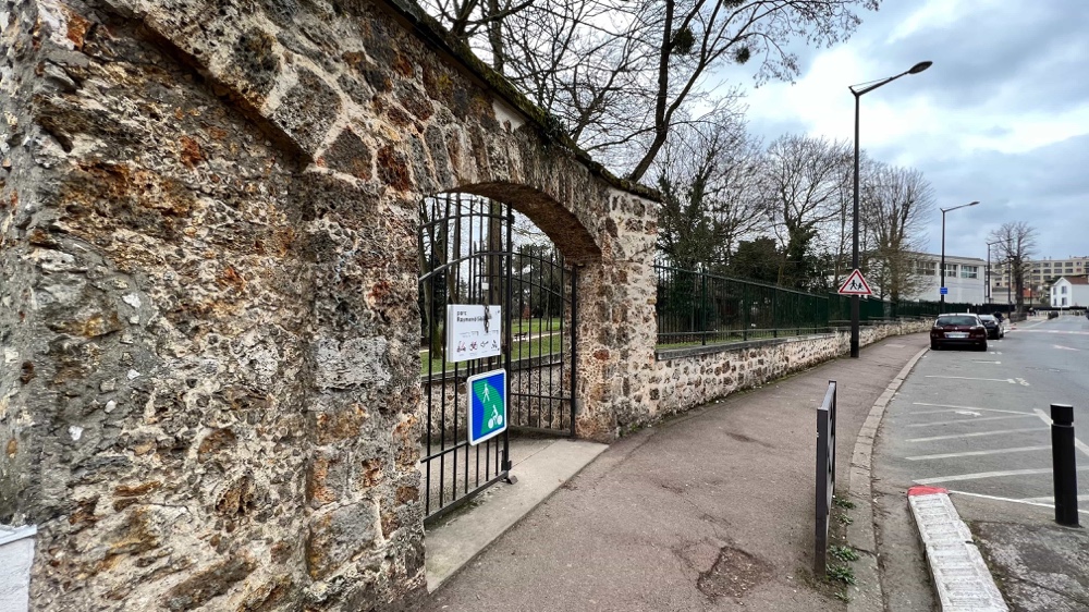 Porche d'entrée du parc