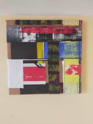 L'une des œuvres de Claudyne, artiste peintre.