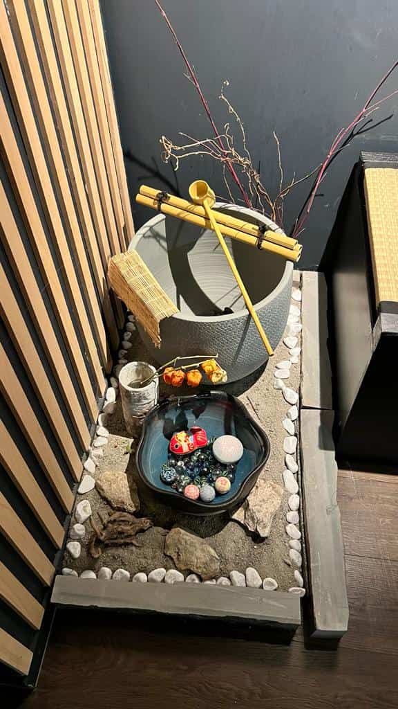 Décoration du restaurant à l'étage