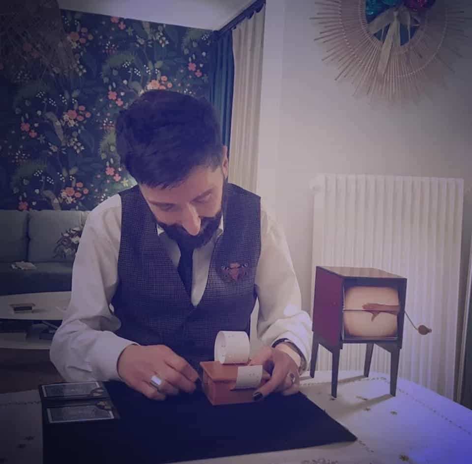 Sébastien en train de tester ses tours