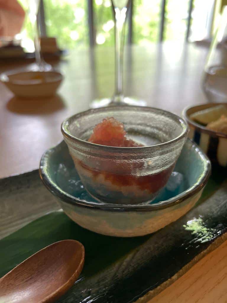 Thon gras et son caviar rose