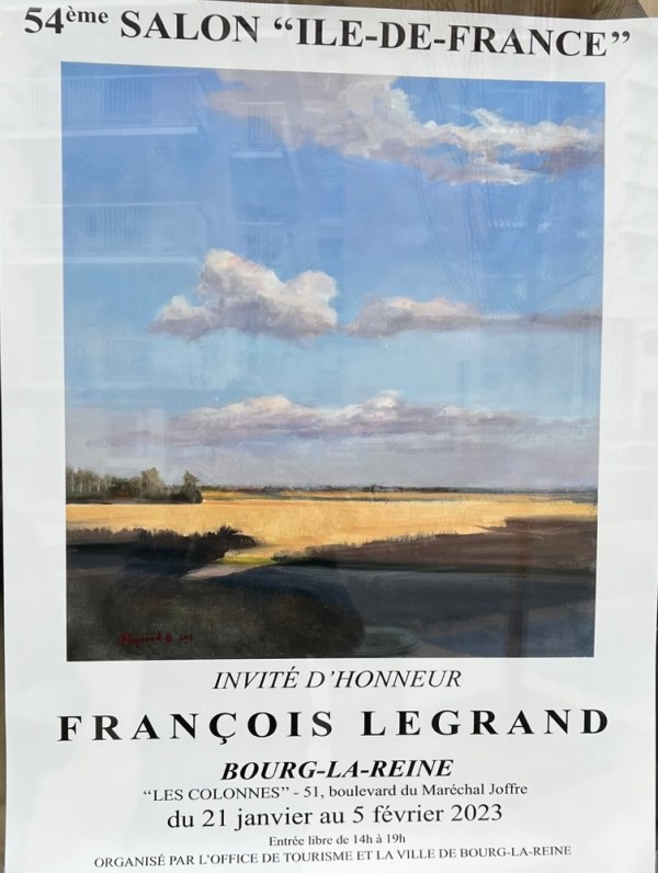 Affiche du 54e salon "Ile-de-France" à Bourg-la-Reine