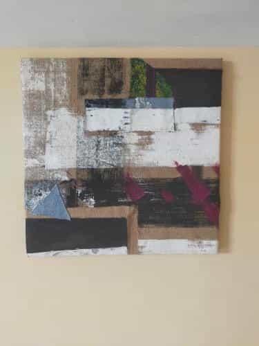 L'une des œuvres de Claudyne, artiste peintre.