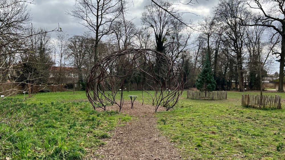 Géode en fer forgé