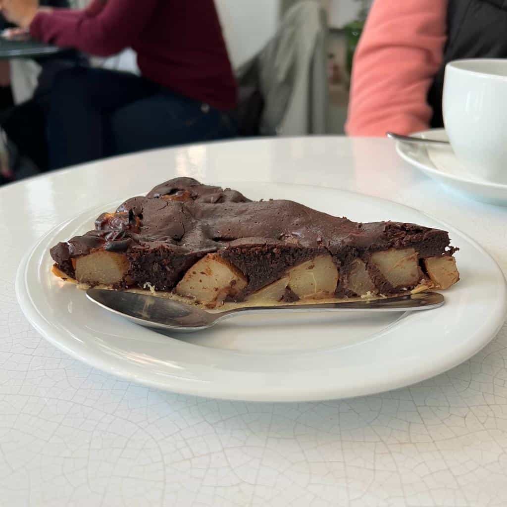 Tarte poire-chocolat