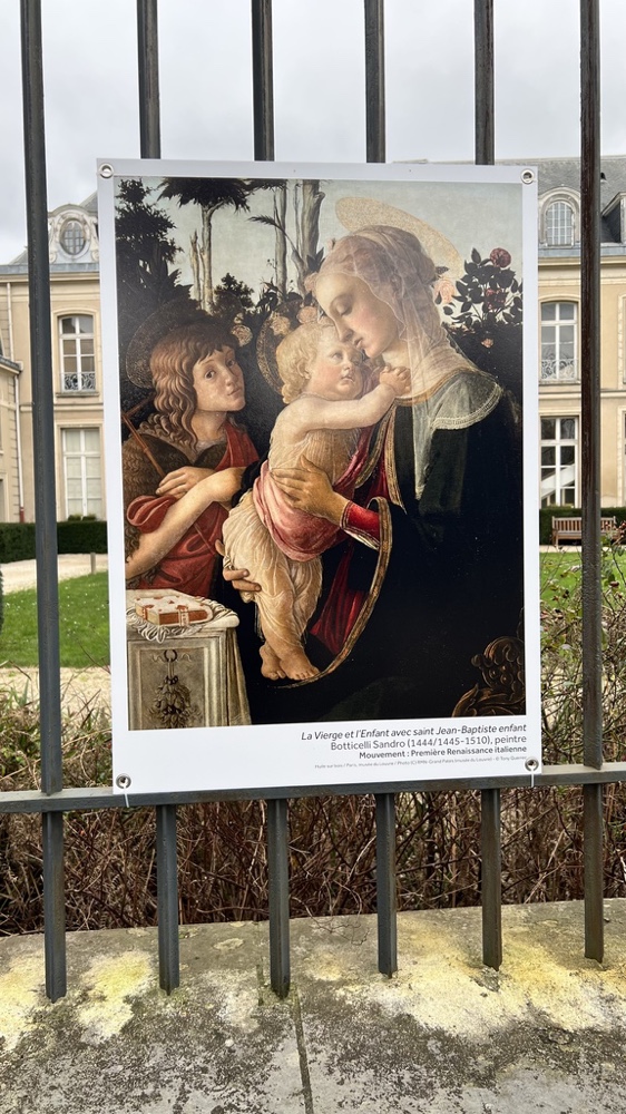 La vierge et l'enfant Saint Jean-Baptiste enfant