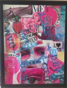 L'une des œuvres de Claudyne, artiste peintre.