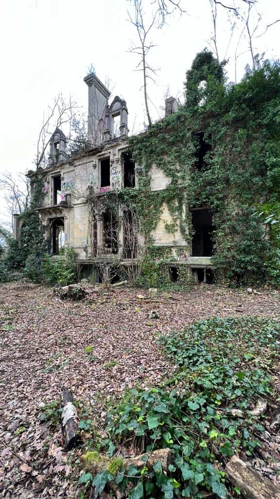 Les restes du château