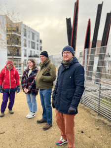 Les acteurs du projet avec les habitants de la ville de Bagneux